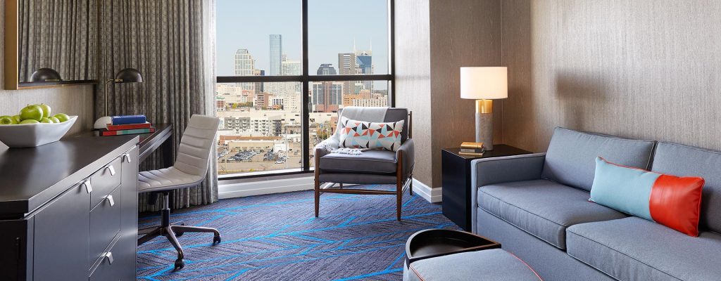 Moline Construction Management Inc Hutton Hotel Room Window